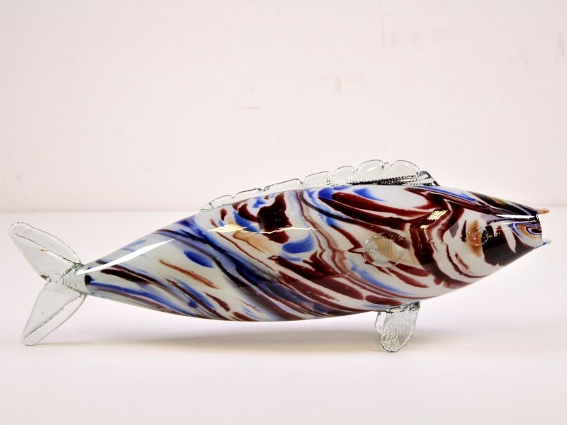 Grens abortus cijfer Prachtige grote glazen vis - Murano (50 cm!) - De Kringwinkel