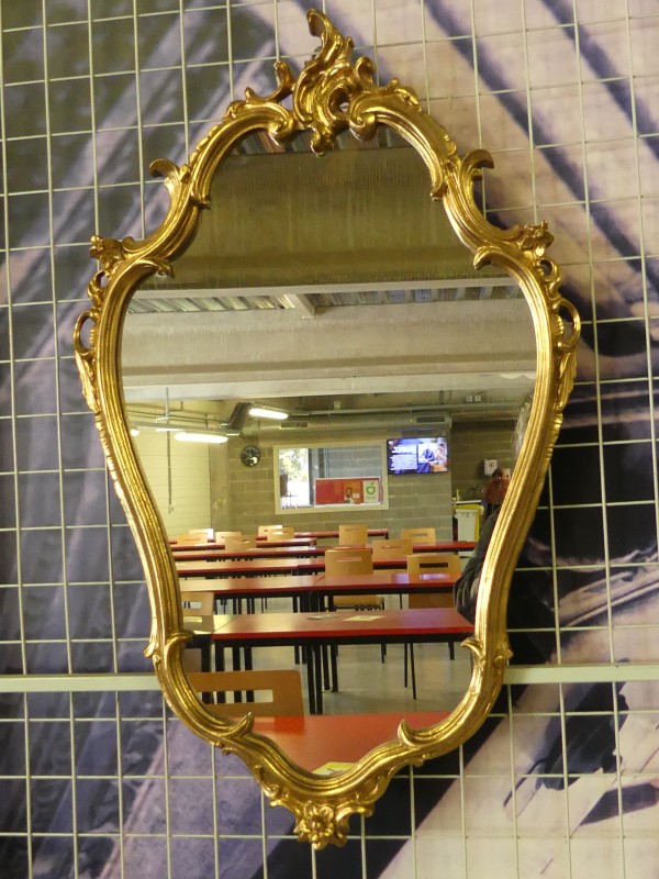 Goudkleurige Louis XV spiegel