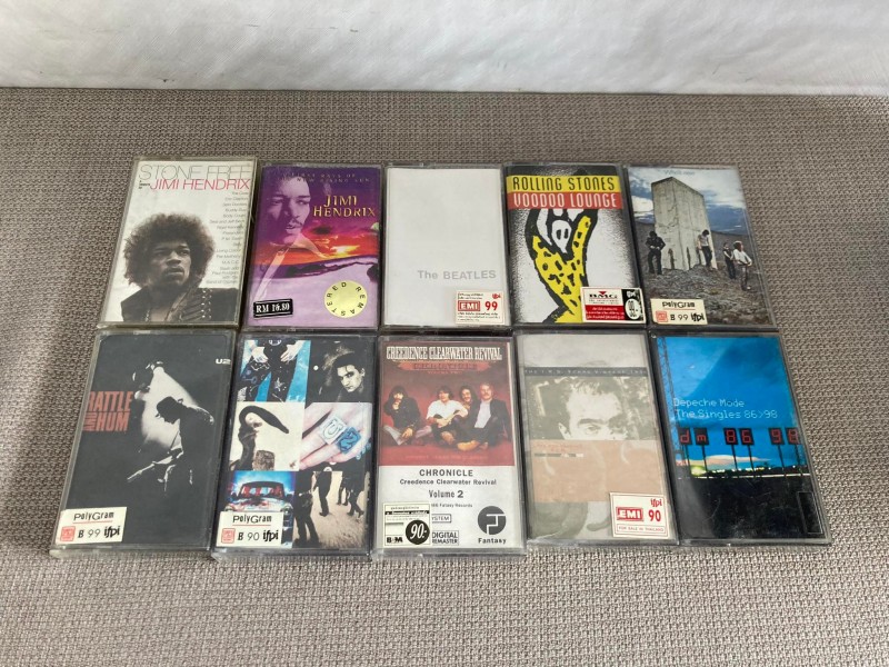 Lot 3: 10 cassettes