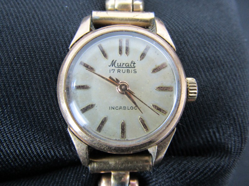 Swiss Made Horloge: Muralt, 17 Rubis, Incabloc