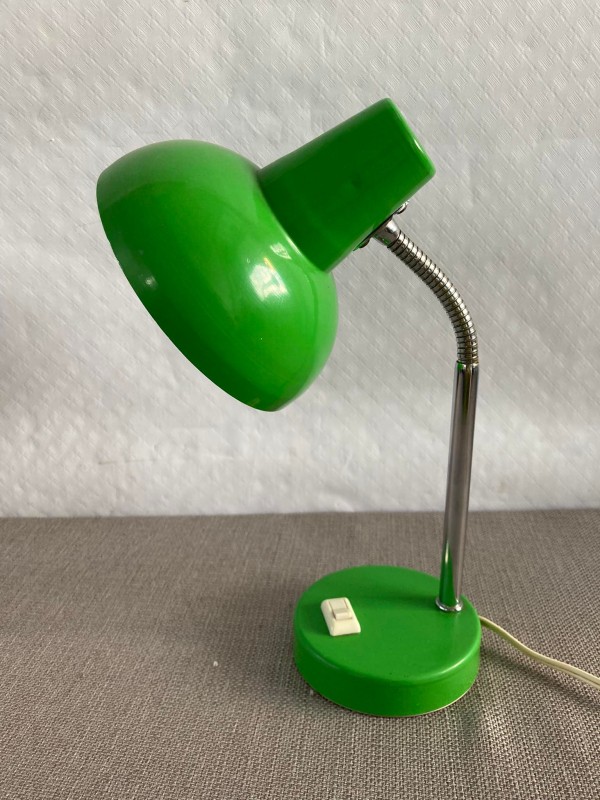 Vintage groene bureaulamp