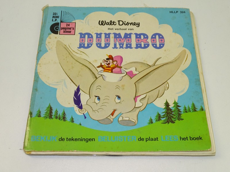 Walt Disney Dumbo Lees en Luister Plaat, 1968