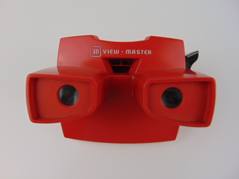 3D View-Master (Rode) Made in Belgium