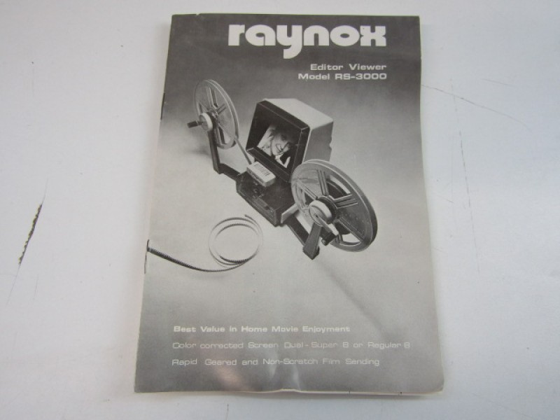Raynox RS-3000 Visionneuse Montagetoestel 8 mm film