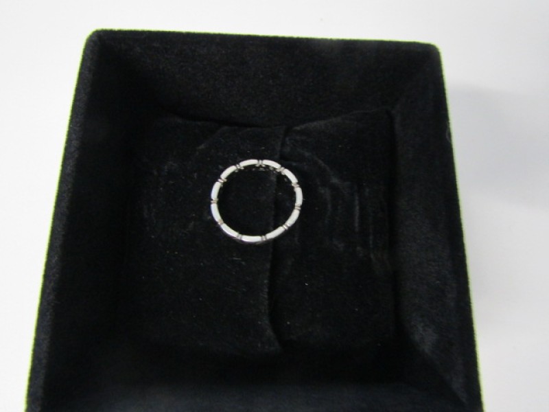 Zilveren Ring FHT AG 925, Driehoek Patroon