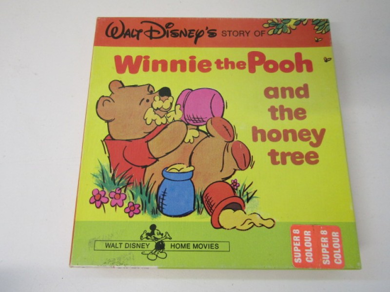 Super 8mm Film, Walt Disney, Winnie The Pooh And The Honey Tree, Kleur