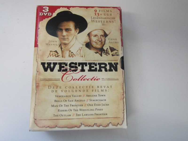 DVD Box Western Collectie John Wayne, Gene Autry. 2008