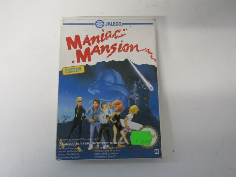 NES Game , Maniac Mansion, 1990