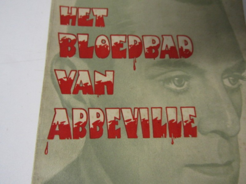 Zeldzaam Boek, Het Bloedbad van Abbeville, Maurits van Gijsegem, 1941