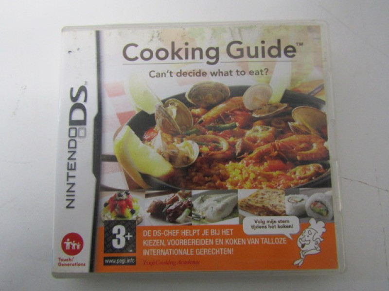 Nintendo DS Game, Cooking Guide