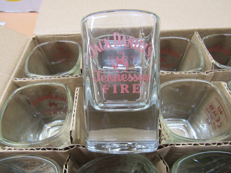 Jack Daniels / Tennessee Fire glazen