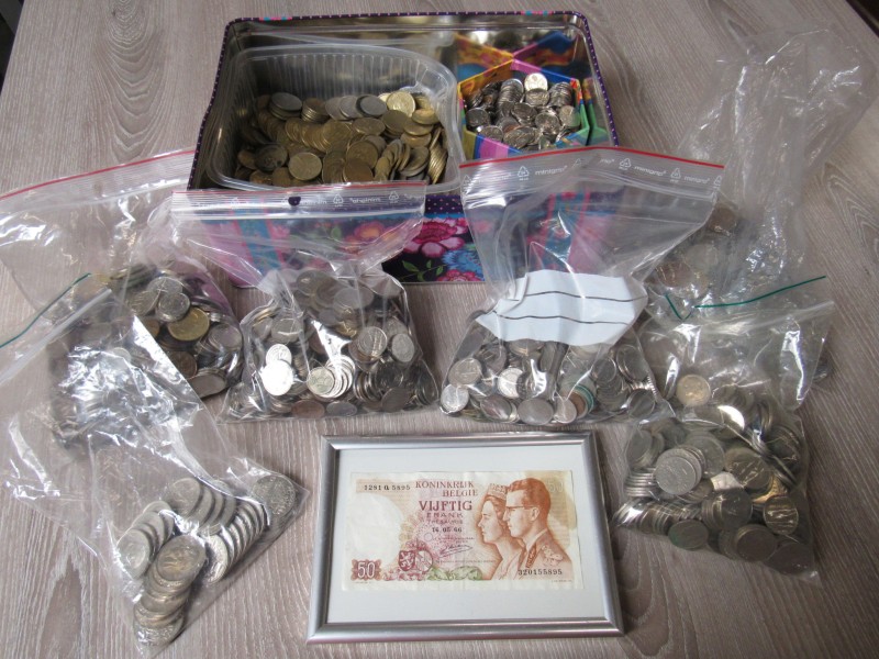 Oude Belgische munten ( circa 1900 - 1999 )