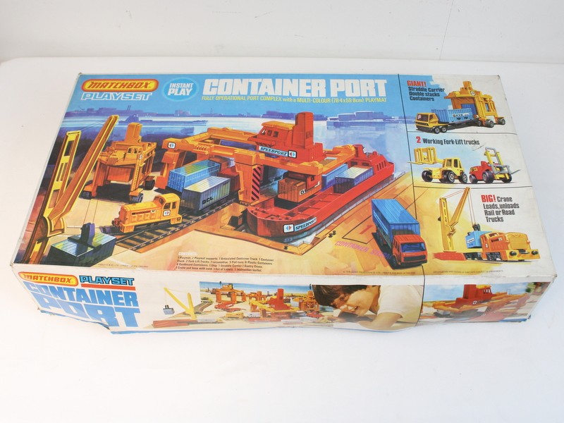 Vintage Matchbox Container Port Kringwinkel