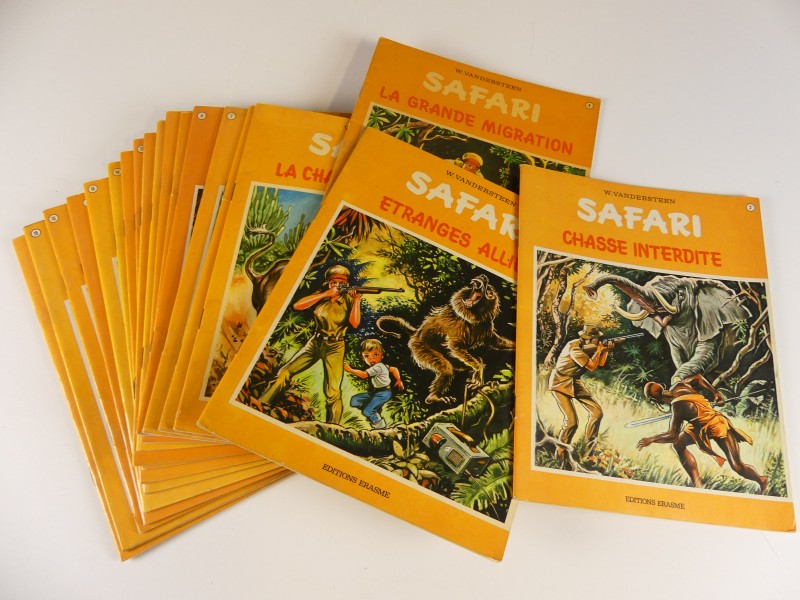 Vandersteen: 20 Franstalige strips – Safari -  1970 - 1974