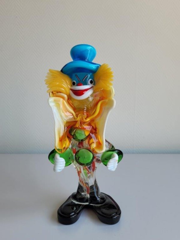 Murano glaswerk Clown
