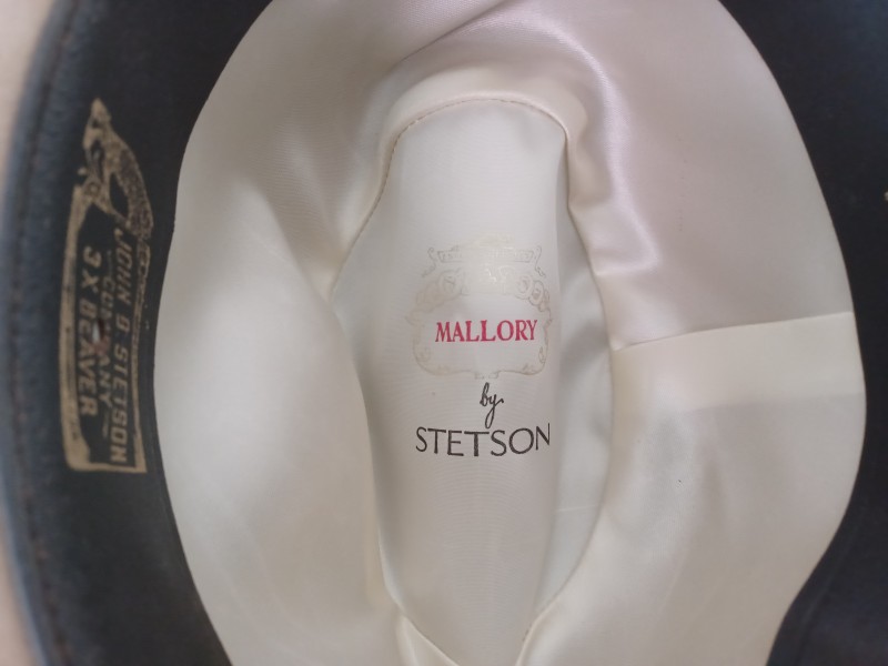 Vintage hoed, Mallory by Stetson