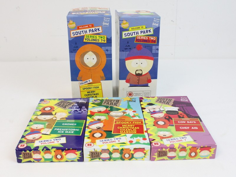 VHS - South Park Serie 2 Volume 7,8,9