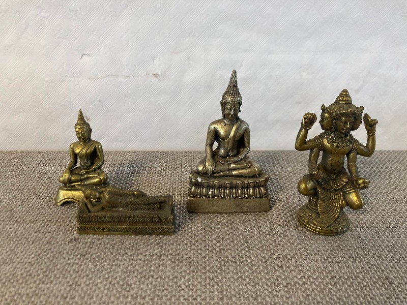 lot van 4 Boeddha beeldjes