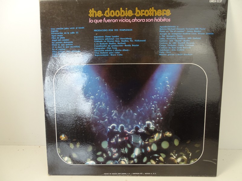 LP, The Doobie Brothers – Lo Que Fueron Vicios, Ahora Son Hábitos