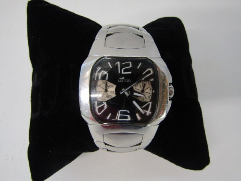 Horloge Lotus 15504, Quartz, Zilverkleurig