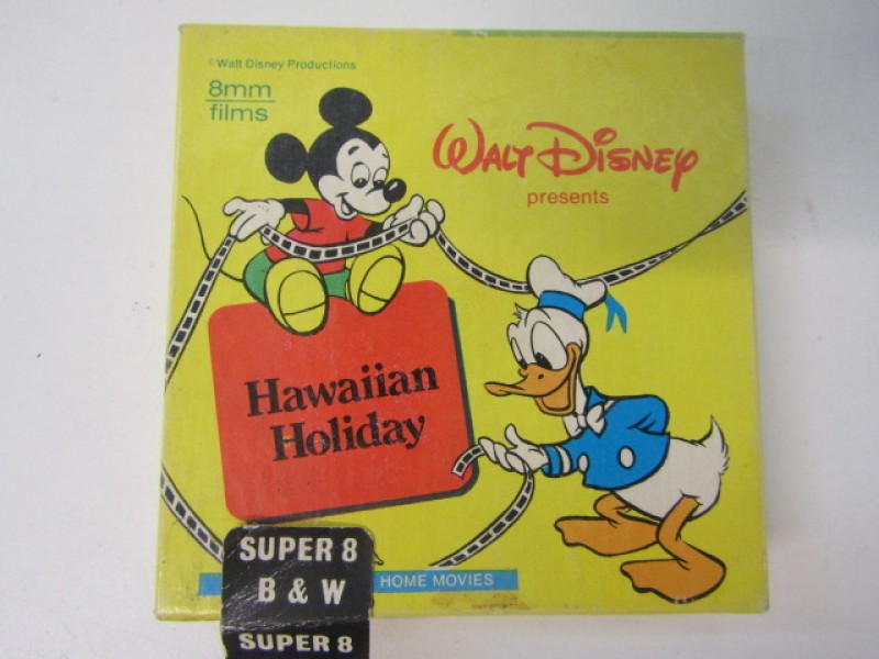 8mm Film, Walt Disney, Hawaiian Holiday, zwart/wit