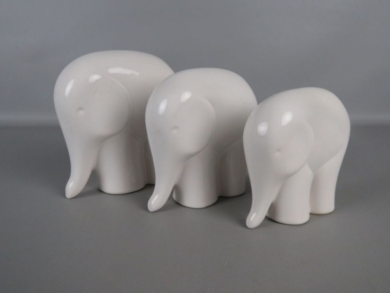3 olifantjes van Sgrafo Modern