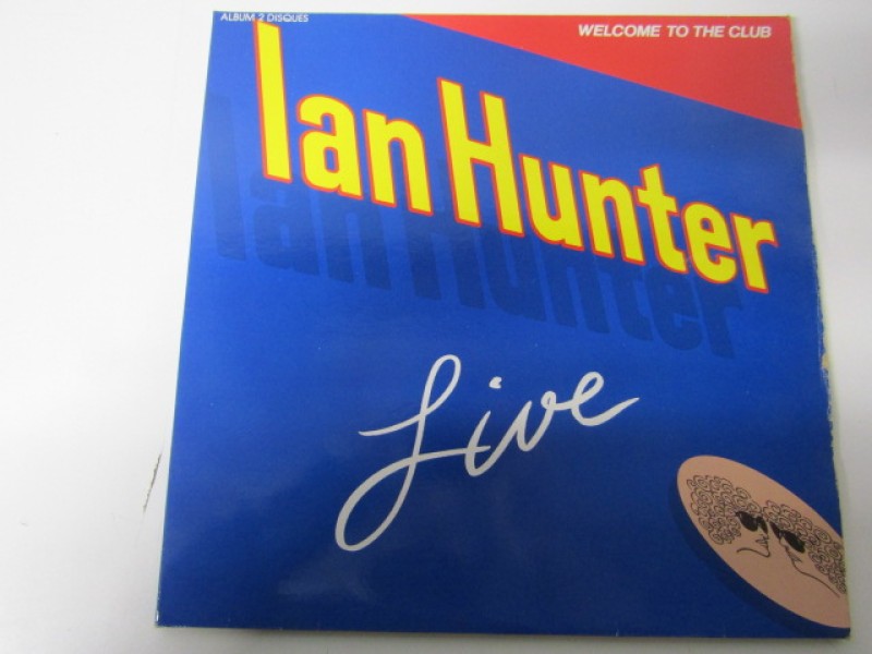 Dubbel LP, Ian Hunter Live 'Welcome to the club, 1980