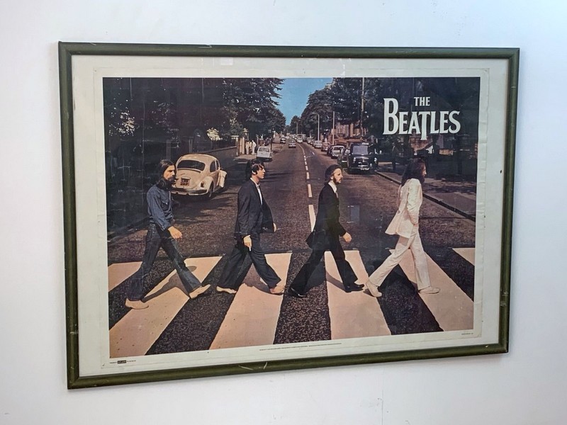 The Beatles Originele Poster in Kader
