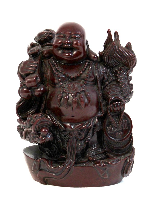Happy Boeddha met Draak