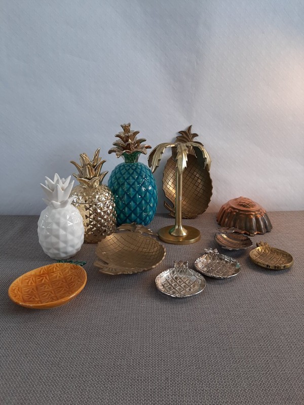 12 delig Lot rond het thema ananas