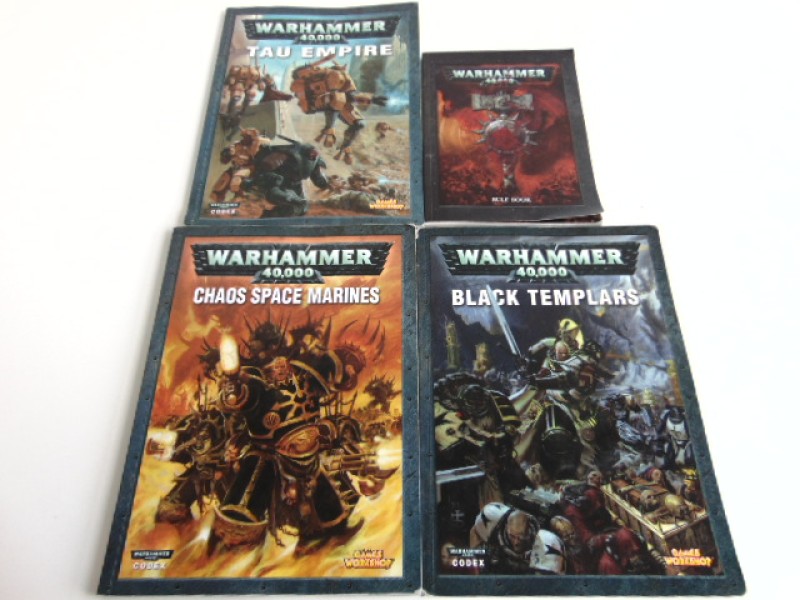 3 x Warhammer 40.000 + 1 x Rule Book