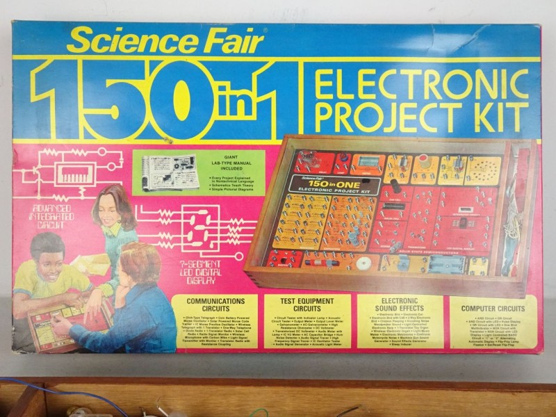 Vintage spel Electronic Project Kit.