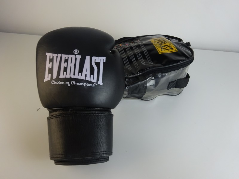 Lederen Bokshandschoenen / Boxing Gloves: Everlast