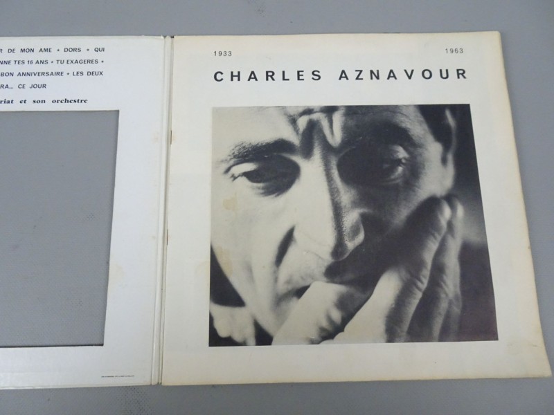 Vinyl album: Charles Aznovour.