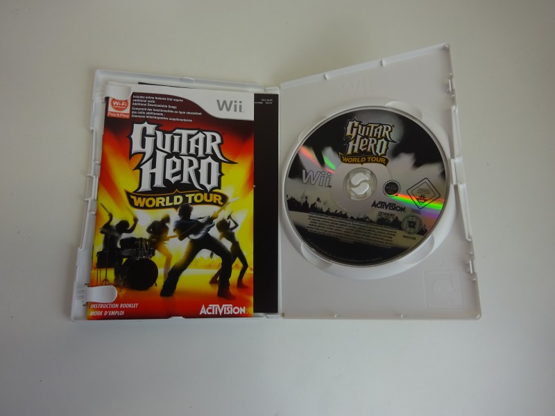 Wii Spel / Game: Guitar Hero, World Tour