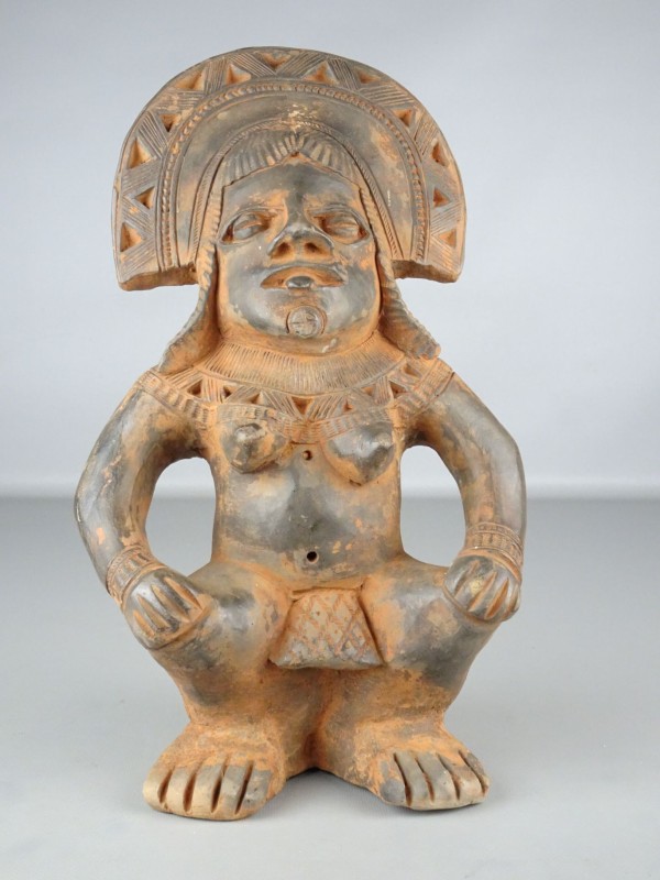 Inca vrouw uit Terracotta