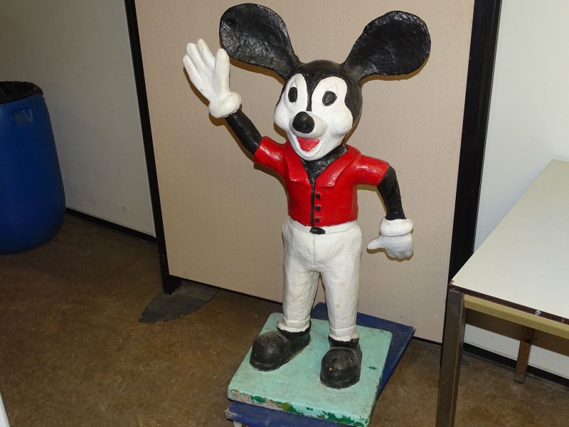 Groot Stenen Tuinbeeld: Mickey Mouse
