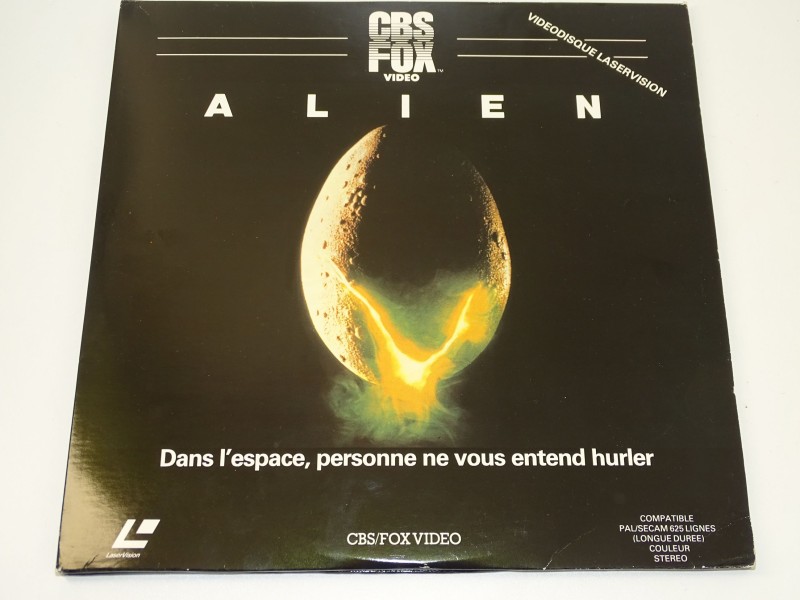 Laserdisc: Alien, CBS Fox Video, Franse Versie, 1984