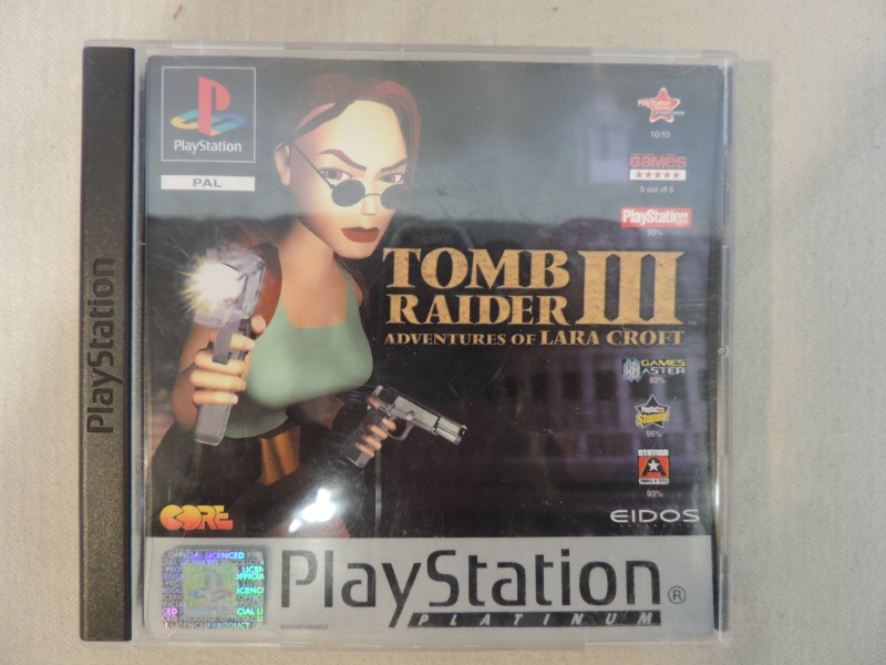 PS1 spel Tomb Raider III