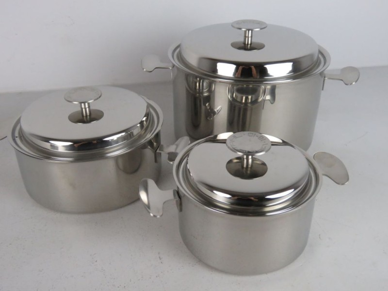 Set van drie kookpotten 'Vanstahl'