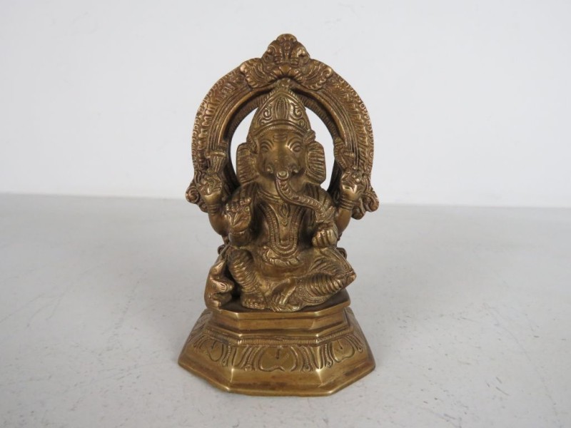 Beeldje van Ganesha als Ekakshara