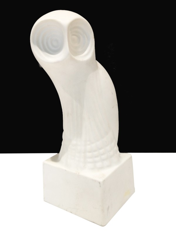 Porseleinen uil sculptuur, Royal Dux