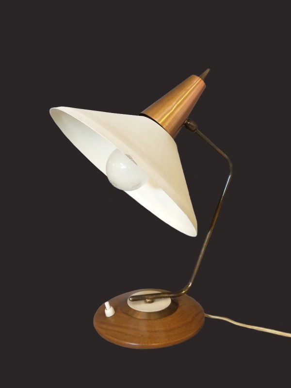 Zeer mooie vintage design bureaulamp 'Herda'