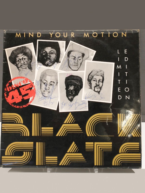 Zeldzame (Reggae)  LP/45 RPM   Black slate  'Mind your motion'    gesigneerd