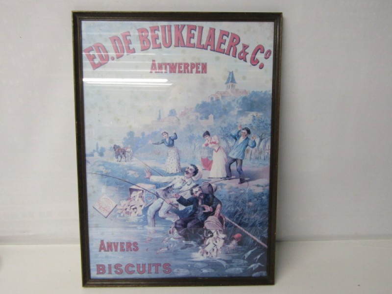 Poster in Kader, De Beukelaer & C°. Antwerpen