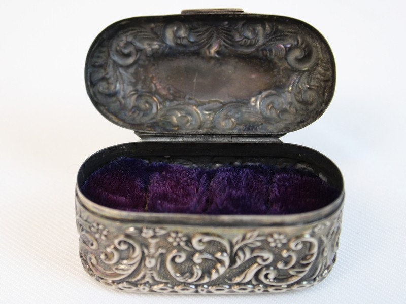 Vintage ECHT Zilveren Juwelendoosje