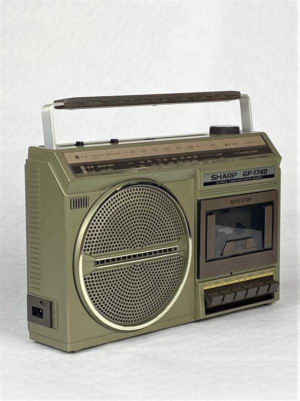 Vintage Radio - cassette recorder Sharp model GF - 1740H