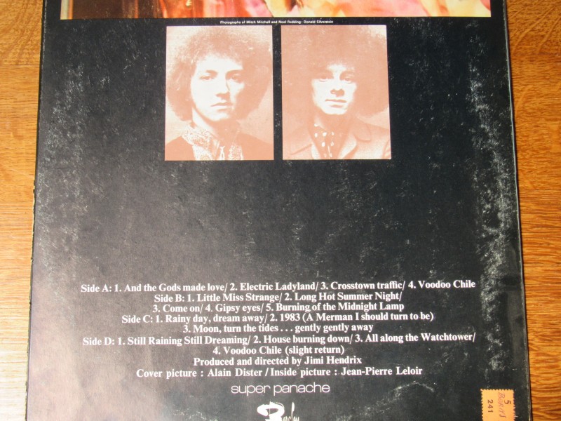 Dubbel LP Jimi Hendrix Experience " Electric Ladyland "
