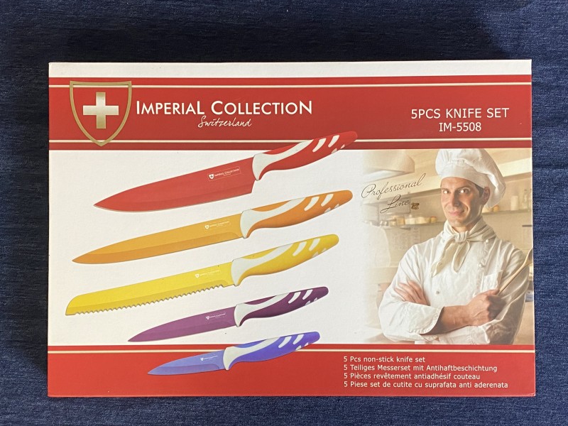 5-delige messenset Imperials Collection Switzerland (nieuw)