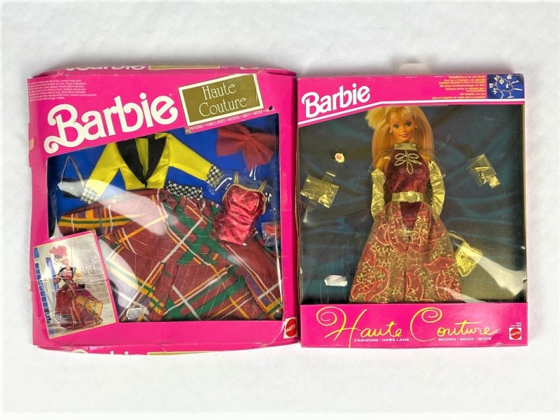 Barbie -2 vintage sets Haute Couture - Mattel 1993 - ongeopende verpakking